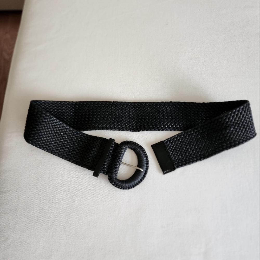 Black Braided Belt